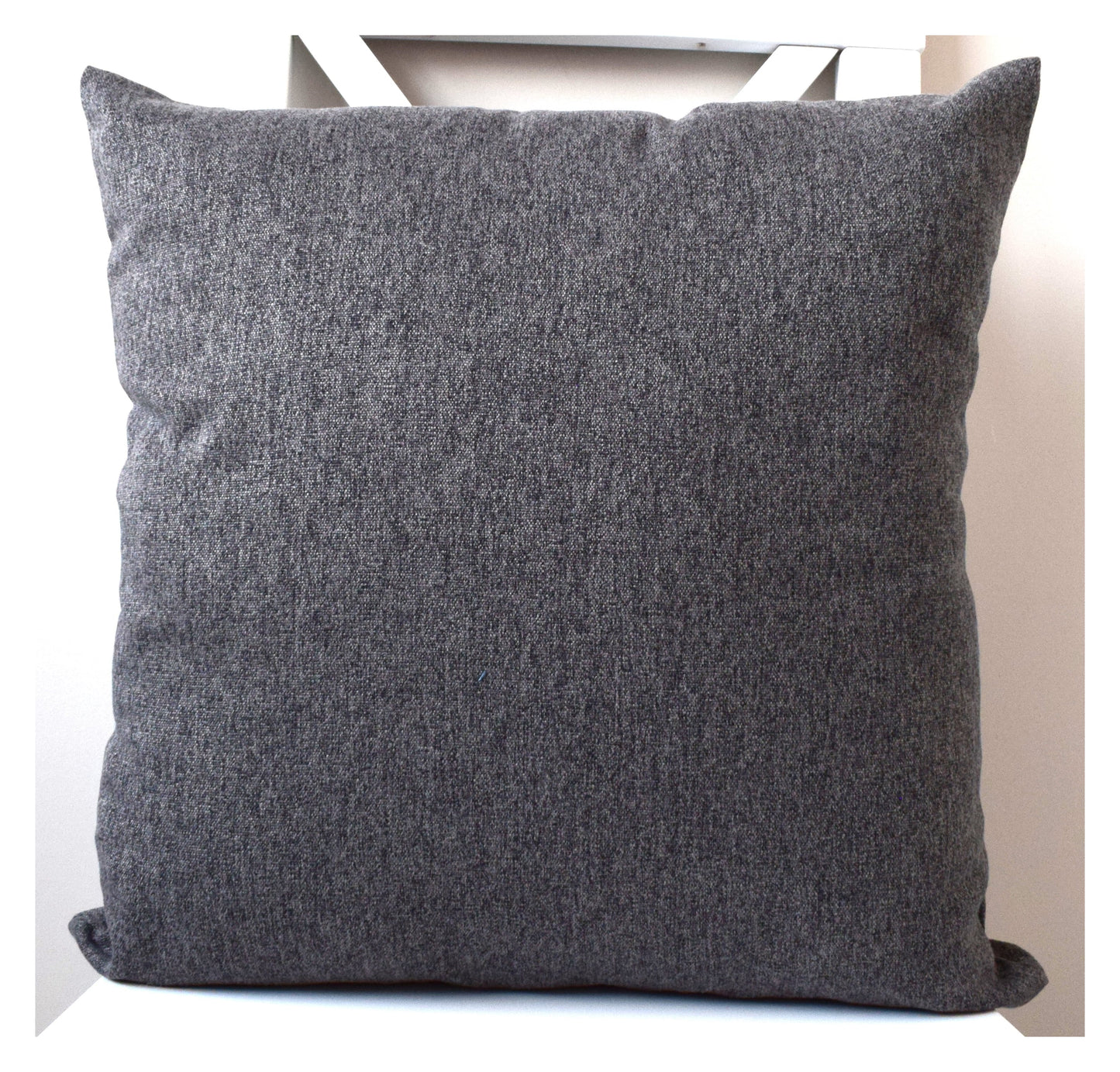 just cushions soft touch woven cushion grey handmade cushion made in the uk