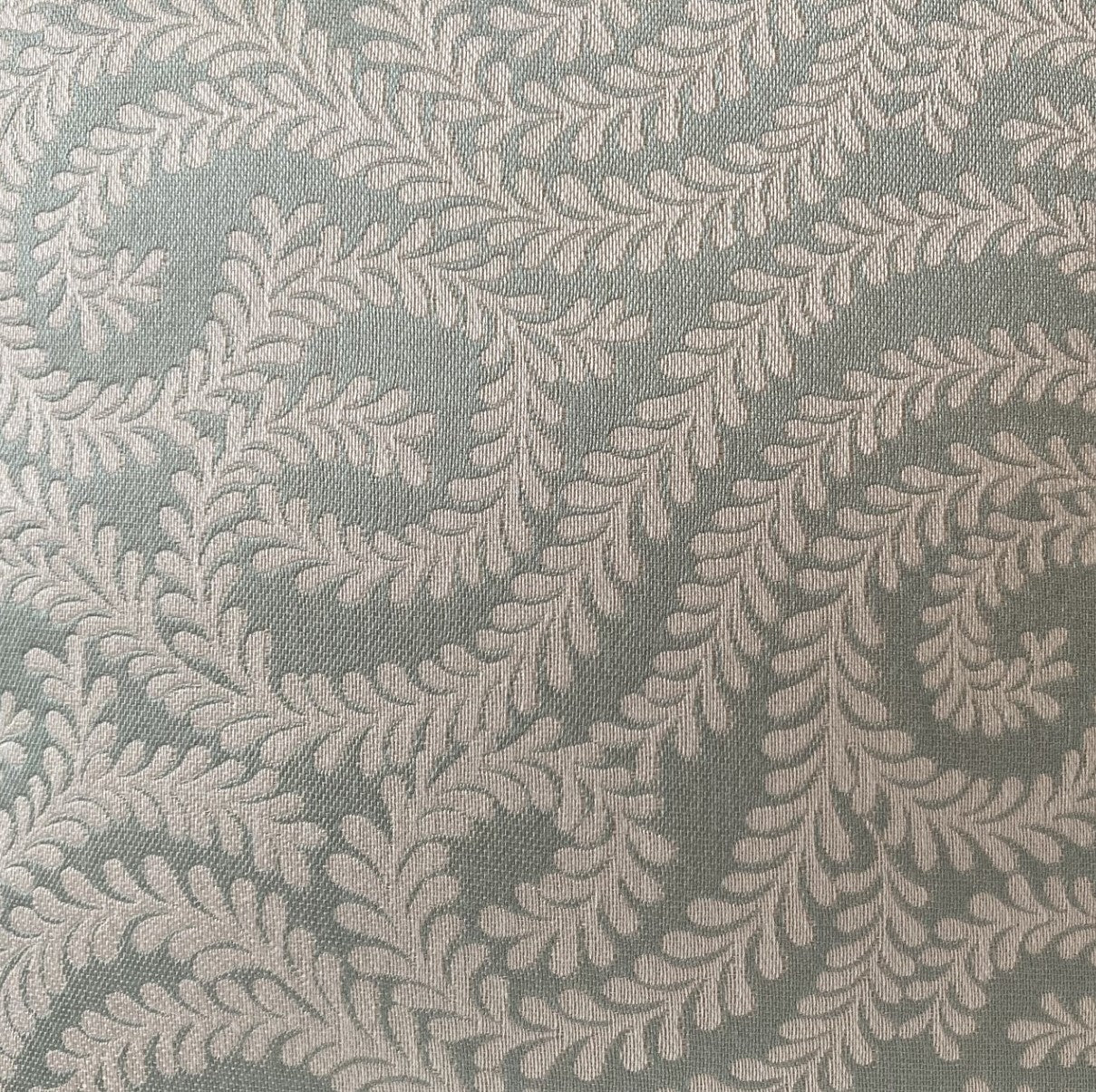 just cushions little leaf patterned cushion handmade in the uk cream duck egg blue cushion fabric sample