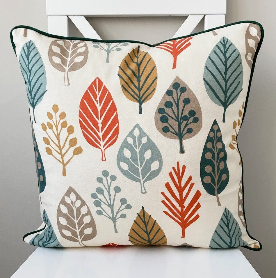 Magda Scandi Cushion - Burnt Orange