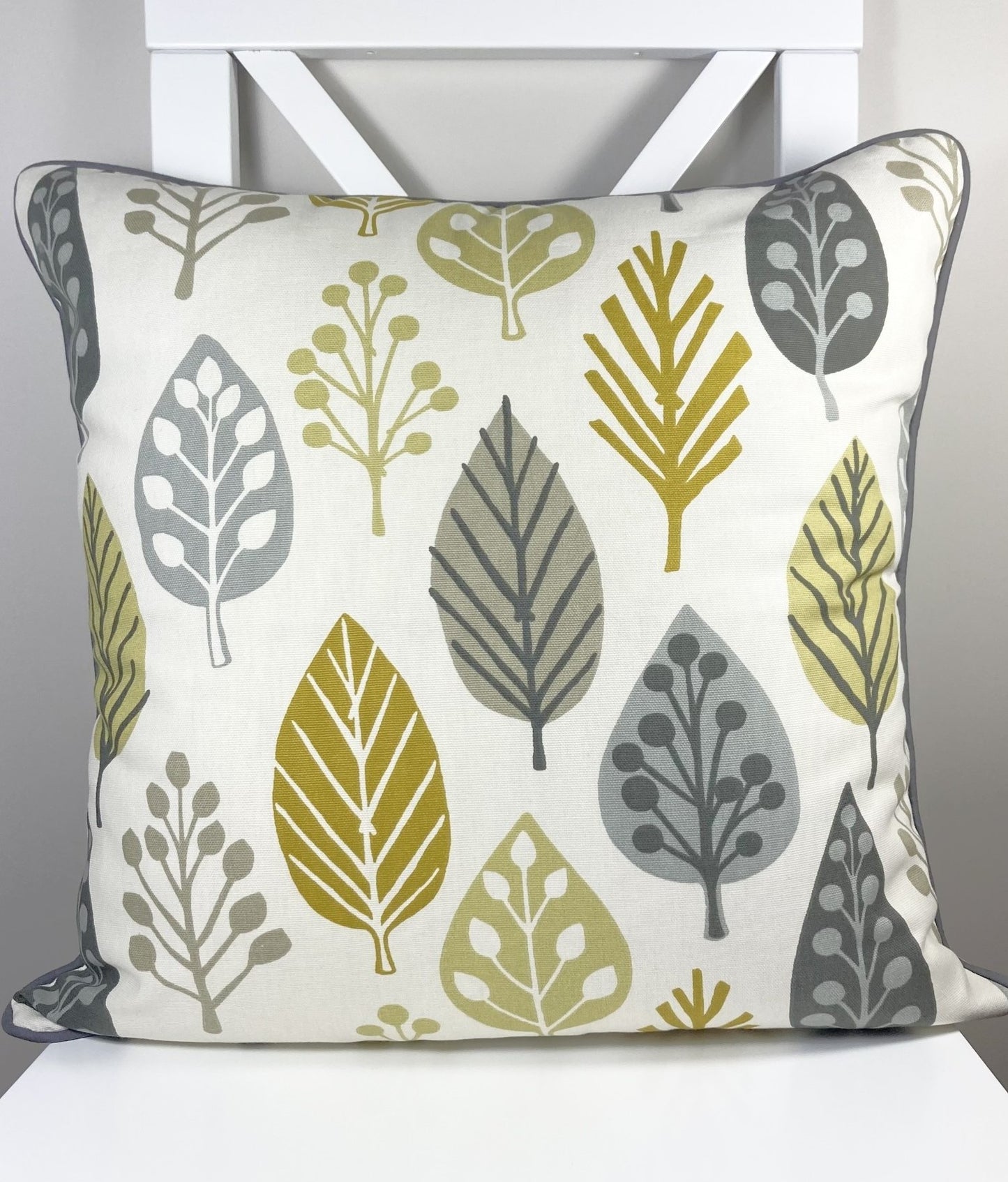 Magda Scandi Cushion - Ochre Yellow