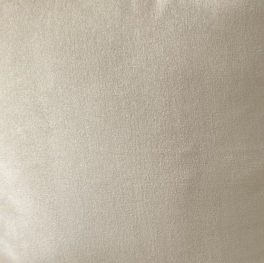 just cushions plush velvet fabric sample cream beige cushions handmade in the uk