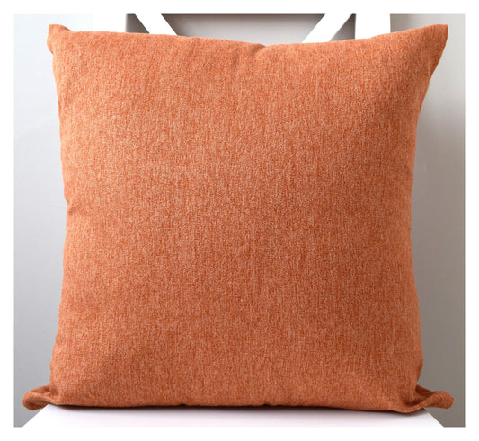just cushions soft touch woven cushion orange handmade cushion made in the uk