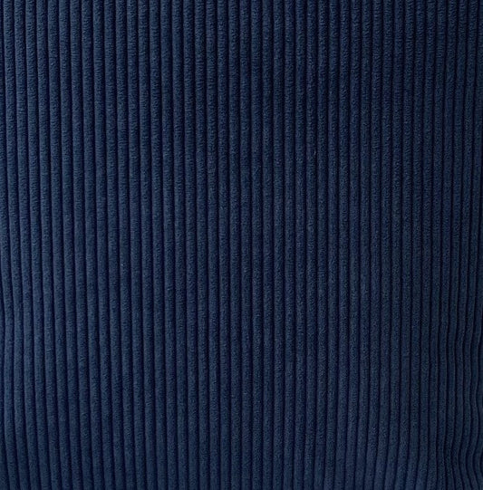 just cushions soft chunky cord cushion navy blue handmade cushion made in the uk cushion fabric sample