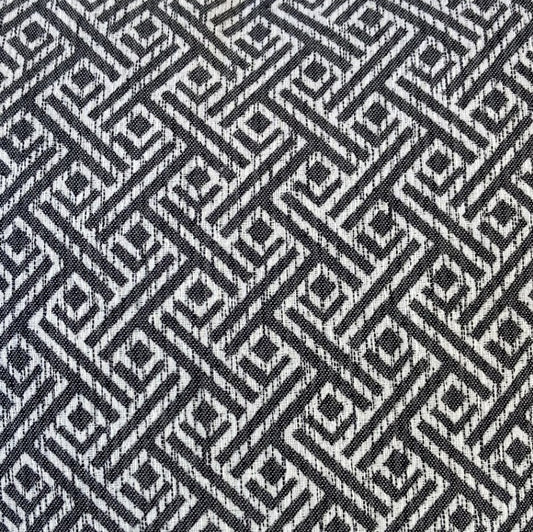 just cushions geometric black and white cushion cushion fabric sample