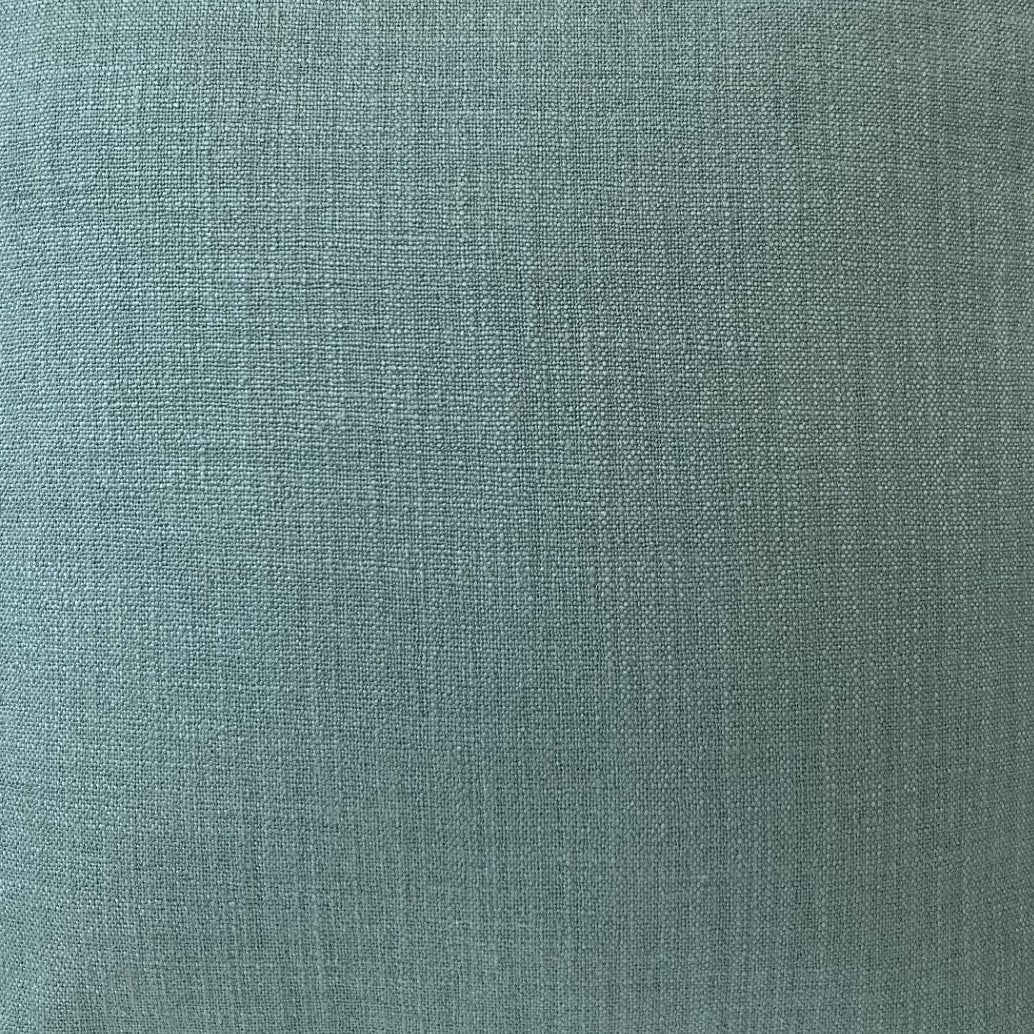 just cushions linen look cushion fabric sample luxurious and hardwearing linen look fabric pale blue green handmade in the uk