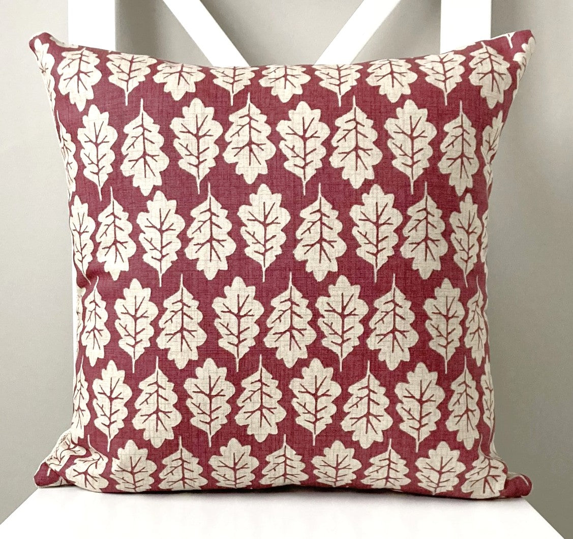 Oak Leaf Cushion - Massai