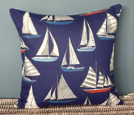 Yachts Cushion - Navy
