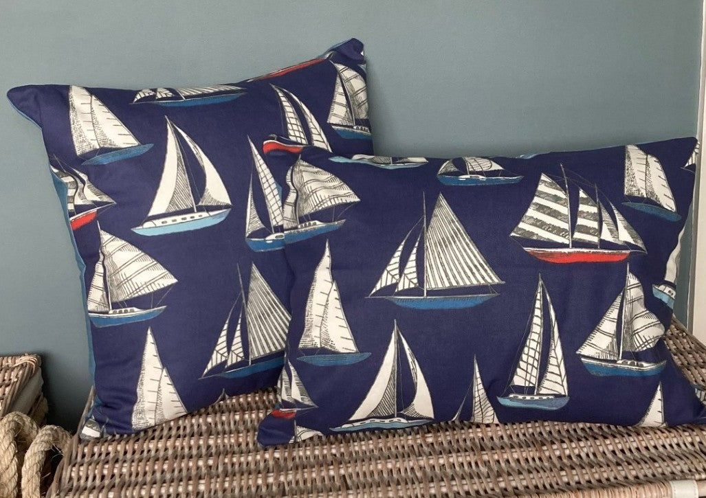 Yachts Cushion - Navy