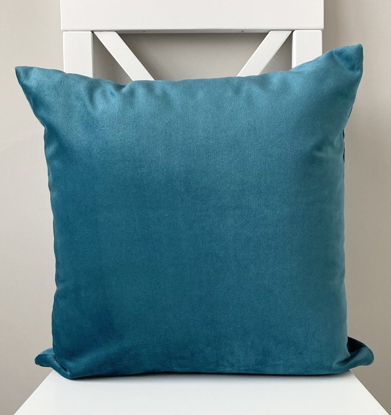 just cushions plush velvet cushion handmade in the uk green blue teal