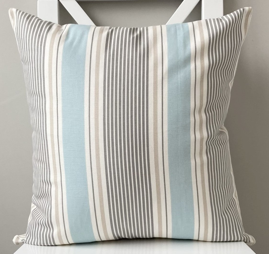 Sail Stripe Cushion - Mineral