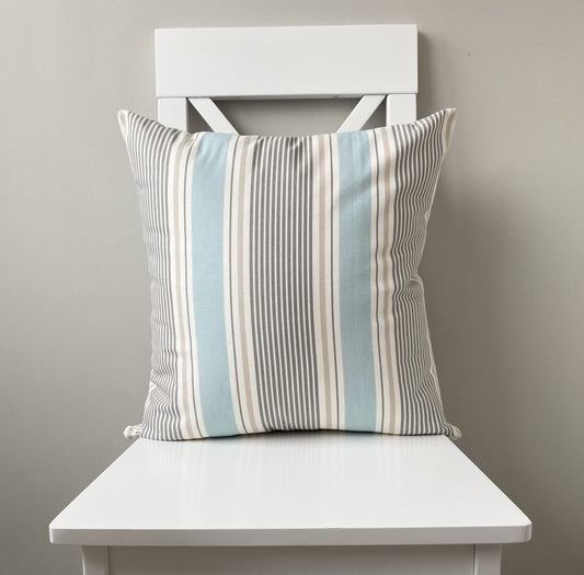 Sail Stripe Cushion - Mineral