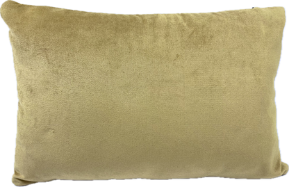 just cushions tapestry cushion plush velvet ochre yelllow back handmade cushions made in the uk